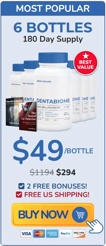 Buy DentaBiome 6 Bottle